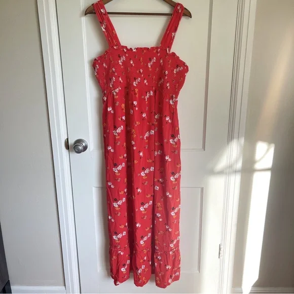 Isabel Maternity by Ingrid & Isabel | Dresses | Isabel Maternity Red Floral  Sleeveless Smocked Maxi Dress | Poshmark